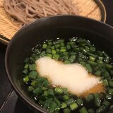 ネギたっぷり！とろろ蕎麦